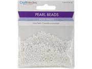 Pearl Beads Value Pack 3Mm White 850 Pkg