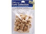Cork Collection Stoppers Assorted 36 Pkg