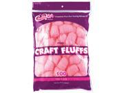 Craft Fluffs 4oz 100 Pkg Pink