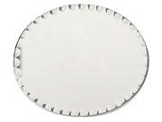Oval Glass Mirror W Scallop Edge Bulk 8 X10