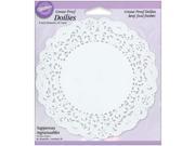 Greaseproof Doilies 6 Round White 20 Pkg