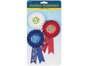 Award Ribbons 6 3 Pkg 1st 2nd 3rd Place