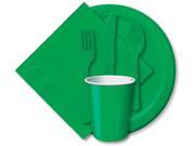 Paper Hot Cold Cups 9oz 24 Pkg Emerald Green