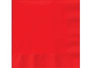 Luncheon Napkins 6.5 X6.5 50 Pkg Classic Red