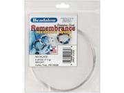 Remembrance Memory Wire Necklace .62mm .25oz Bright 9 Coils