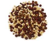 Wood Beads 6mm 12mm 40g Disc Spacer Medley