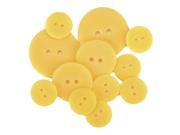 Favorite Findings Matte Buttons 11 Pkg Lemon