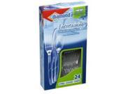 Full Size Cutlery Combo 24Ct JARDEN Plastic Flatware 00098 041426000984