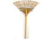 Flexrake CFP30 30 Inch Reinforced Bamboo Rake Bamboo Hardwood Handle Each