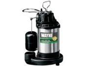 Wayne Pumps CDU980E 3 4 HP Cast Iron and Stainless Steel Sump Pump with Float Sw