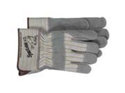 Boss Split Leather Glove Palm Safety Cuff Lg pk 12