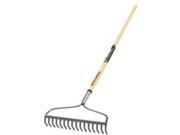 Bow Rake 16 Tine Pro Wood Hndl MINTCRAFT PRO Garden Rakes 33240 755625012067