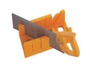 Mintcraft JL424023L 12 Inch Plastic Miter Box With Saw Plastic Each