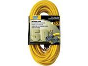 Cord Ext 12Awg 3C Cu 50Ft 13A Power Zone Extension Cords OR500830 Yellow Copper
