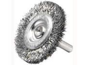 Brsh Whl Wire Crimped 3In Fn WEILER CORPORATION Wire Wheel Brushes 36413