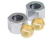 3 8Od Compression Nut Sleeve PLUMB PAK Slip Joint Washers Nuts PP81PC