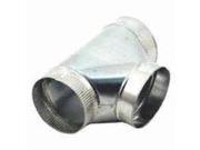 Tee Pp 6In 30Ga Galv Ez Flw Imperial Stove Pipe Fittings Galv GV0893 C 30 304