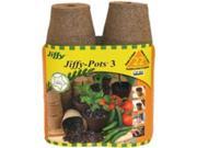 Jiffy Peat Pots 3In Round JIFFY PRODUCTS Trays Peat Pots JP322 033349413187