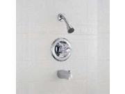 Chrm Tub Shower Faucet 1Handle DELTA FAUCET CO Delta Tub Shower Single Han