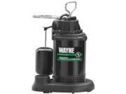 Wayne Pumps 57610 WYN1 1 3 HP Thermoplastic Sump Pump with Float Switch