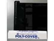 Polyfilm 6Mil 1.5Ft 300Ft Blk LBM Poly Polyethylene Film Bulk Roll 6X1.5 B