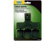 Adapt Out 3Out Grn POWER ZONE Household Extension Cords ORAD2501 Green