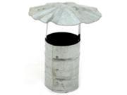 Cap Rf Rnd 3In Stl Galv BILLY PENN Chimney Caps Jacks 8100 Galvanized Steel