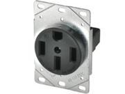 Cooper Wiring 1258 SP 50 Amp 4 Watt Flush Ground Receptacle 3 Pole 4 Wire