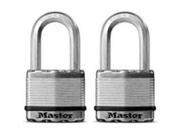 Master Lock M5XTLF 2 Inch Padlock 2 Pack