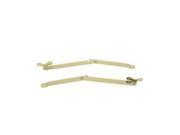 Stanley Hardware 801535 10 Inch Bright Brass Double Arm Lid Support Double Arm