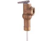Watts LL100XL 150 210 T P Valve 2 Inch Long Shank With White Coat