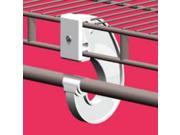 Supp Rod Clst 5 3 4In 0.87In CLOSETMAID Ventilated Shelving Mounting 5655 White