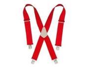 Custom Leathercraft 2in. Wide Red Work Suspenders 110RED