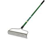 Bow Rake 16 Tine Fbgls Handle MINTCRAFT Garden Rakes 33262 755625012289