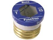 Bussmann Fuses T 15 15 Amp Time Delay T Plug Fuse Time Delay Dual Element Type