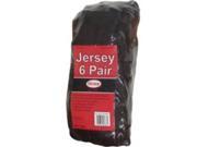 Boss Mfg Co 1JJ1845 6 Brown Jersey Jersey Pack Of 6