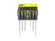 Stanley Hand Tools 6 Piece Set Slotted Phillip Screwdrivers 60 060