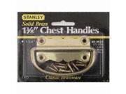 Stanley Hardware 803610 1 1 16 Inch Solid Brass Chest Handle Solid Brass Card