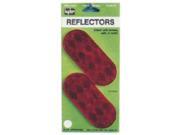 Reflec Sfty 4 3 8 In Red Hy Ko HY KO PRODUCTS Reflectors CORB 7R Red