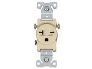 Receptacle Sngl 250Vac 20A 2P COOPER WIRING Gfci Receptacles and Switches Ivory
