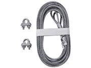 Stanley Hardware 730680 8 Foot 8 Inch Safety Cable With Clamp Carded