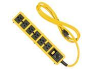 Strp Out Pwr 6Out 6Ft Al Yel C Cable Surge Protectors 5139 Yellow Aluminum