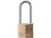 Master Lock 140DLH 1 9 16 Inch Solid Brass Padlock with 4 Pin Tumbler