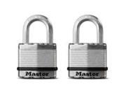 Master Lock M1XT 1 3 4 Inch Laminated Steel Padlock with 4 Pin Cylinder 2 Pack
