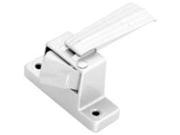 Lth Insd Dr Wht Pwdr Ctd Zn MINTCRAFT Latches 31604 UW White 045734933484