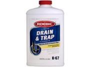 Drain and Trap Cleaner 16 Oz. ROEBIC LABORATORIES Drain Opener Chemicals K 67BAG