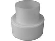 Genova Products Inc S41540 4 Inch Sty Drain Clay Hub Adapter Vinyl To Clay Adapt