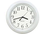 8.5 ROUND WALL CLOCK WHITE WESTCLOX White 46994A 844220000989