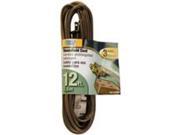 Cord Ext 16Awg 2C 12Ft 13A Brn Power Zone Extension Cords OR670612 054732808359