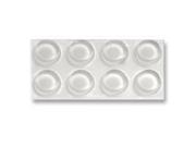 Impex Systems Group Inc Ook .50in. Clear Round Bumpers 50660 Pack of 12